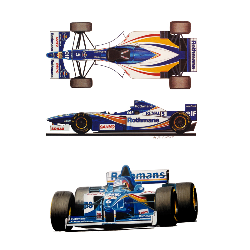 Nouveau look  F1 Williams-Renault Rothmans