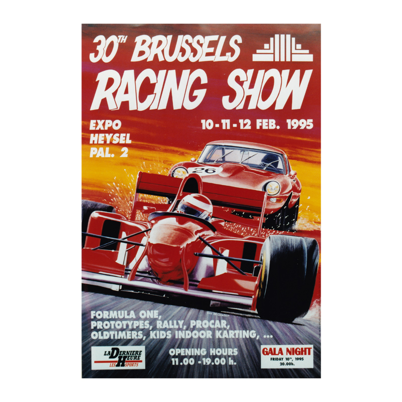 Affiche du Brussels Racing Show 1995